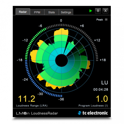 TC Electronic LM6 License Loudness Meter 